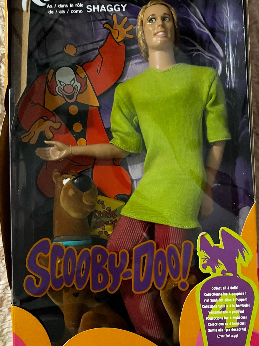Scooby-Doo 2002 Ken as Shaggy Doll with Scooby Mattel